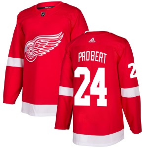 Detroit Red Wings Bob Probert Official Red Adidas Authentic Adult NHL Hockey Jersey