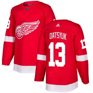 Detroit Red Wings Pavel Datsyuk Official Red Adidas Authentic Youth Home NHL Hockey Jersey