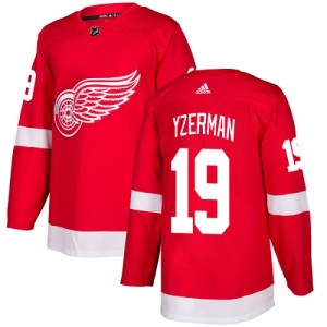 Detroit Red Wings Steve Yzerman Official Red Adidas Authentic Youth Home NHL Hockey Jersey